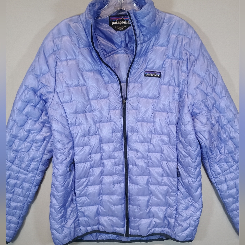 Patagonia Women’s XL Lightweight Insulated Jacket Purple Nano Puff Style Zip Up